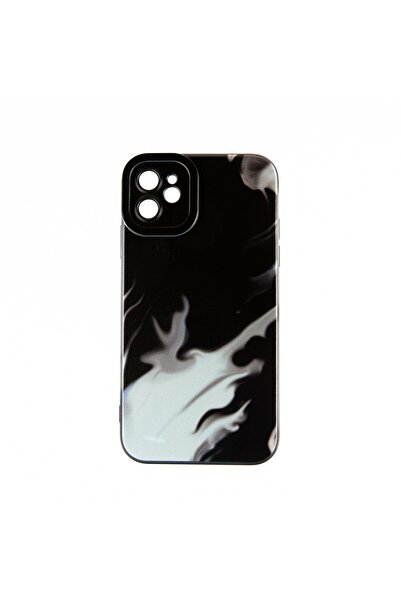 OEM Capac Protectie Spate Colectia Soft Waves Pentru iPhone 11 - Negru
