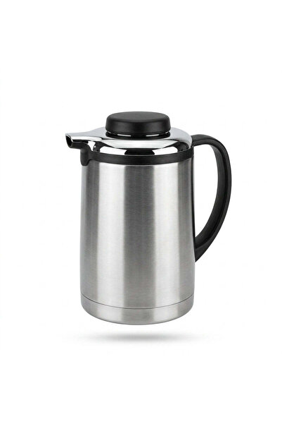 ROYALFORD Stainless Steel Vacuum Flask, 1.3 Litres, Silver and Black