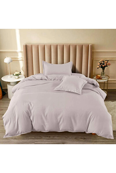 decorami Bed linen 140x200cm, FINE Cotton , 4 pieces, with Stretchy, Grey
