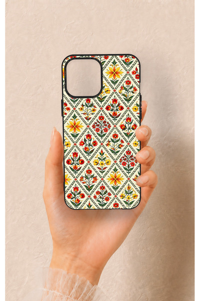 Vip Case حافظة سيليكون بنمط زهرة التوليب متوافقة مع هاتف iPhone 12 Pro Max