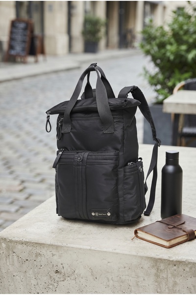 Smart Bags Büyük Boy Okul Boyu Uniseks Sırt Çantası 8718 siyah su geçirmez çok gözlü sırt çantası Günlük / Seyahat / Okul / anne bebek çantası