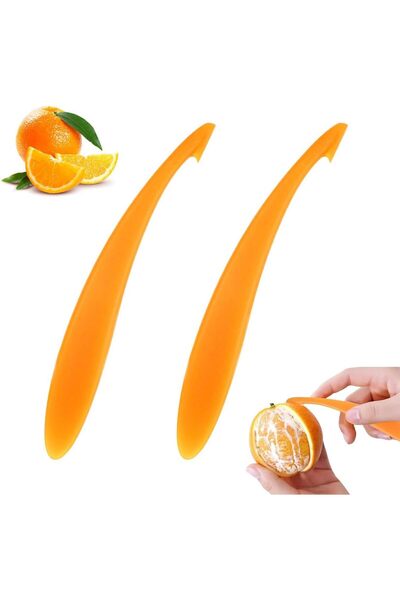Generic 2-Pack Orange Peelers – Easy Grip and Effortless Peeling - 5.9inch Lo...