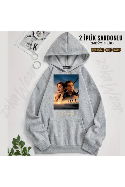 ZOKAWEAR Titanic Movie Printed Hooded Sweatshirt