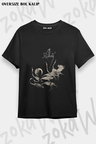 ZOKAWEAR Egrets Metal Alcest Printed T-Shirt