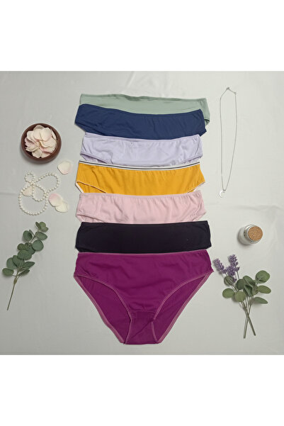 BONBON Women's Cotton Comfortable Daily 7-Piece Mixed Pack Panties Bb2832
