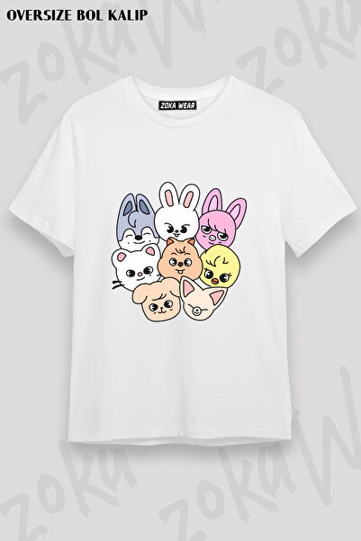 ZOKAWEAR Stray Kids Skzoo V7 Printed T-Shirt
