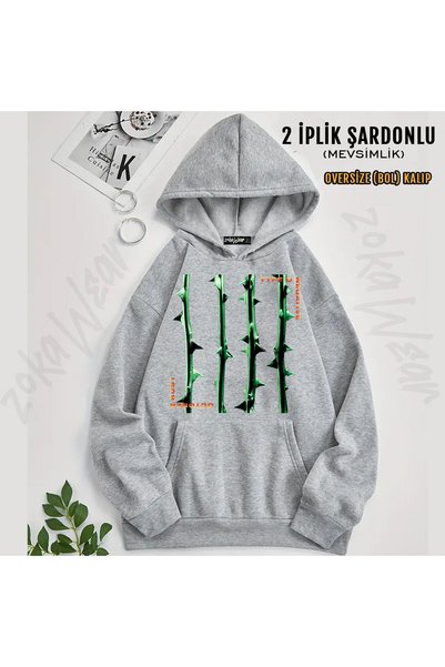 ZOKAWEAR Type O Negative October Rust Rock Metal Music Printed Hooded Sweatshirt