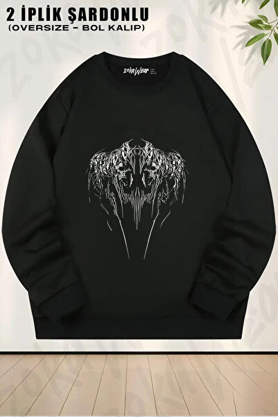 ZOKAWEAR Model 3349 Men's Summer Printed Crew Neck Sweatshirt