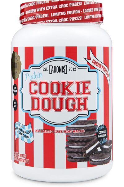 Adonis Gear Loaded Cookies and Cream Flavour Protein Cookie Dough 1 kg