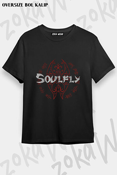ZOKAWEAR Soulfly Metal Music Rock Music Printed T-Shirt