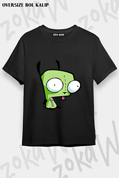 ZOKAWEAR Invader Zim V2 Printed T-Shirt