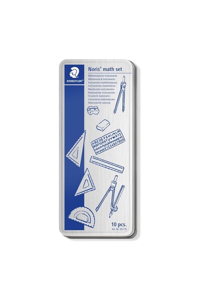 Staedtler Σετ Μαθηματικών Εργαλείων 10 τεμαχίων