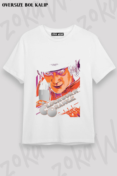 ZOKAWEAR Alex Film Automatic Orange a Clockwork Orange Printed T-Shirt