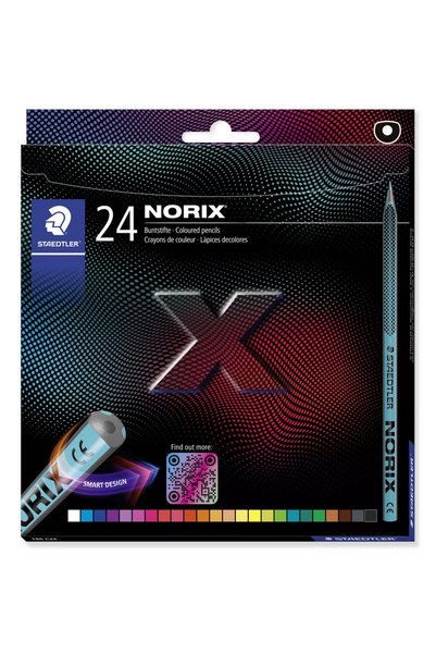 Staedtler ®   NORIX Χρωματιστά μολύβια 24 τεμάχια/συσκευασία
