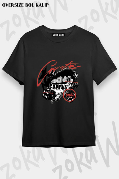 ZOKAWEAR Corteiz Lip Print T-Shirt