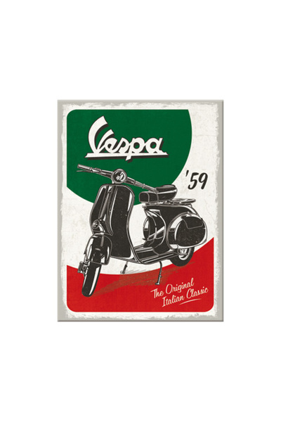 Nostalgic Art Νοσταλγικός Μεταλλικός Μαγνήτης Βέσπα - Η Ιταλική Κλασική