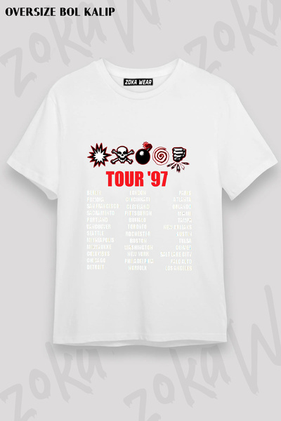 ZOKAWEAR Tour 97 Rock Kmfdm Printed T-Shirt