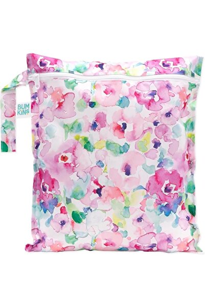 Bumkins Waterproof Wet Bag, Washable, Reusable for Travel, Beach, Pool, Strol...