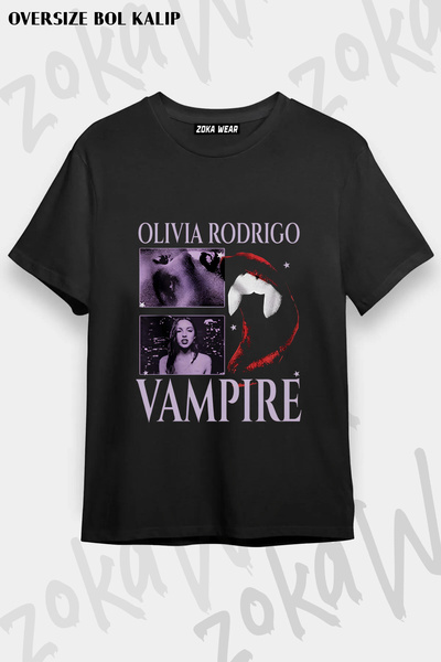 ZOKAWEAR Vampire Music Olivia Rodrigo Printed T-Shirt