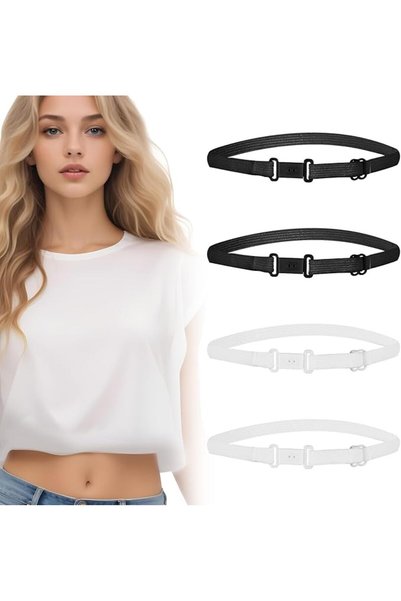 KASTWAVE Shirt Tuck Band, Adjustable Waist Clip for Tops, Dresses & Jeans, In...