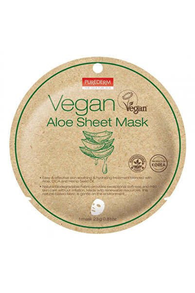 Purederm Aloe Vera 3 in 1 Mask - VEGAN - circle -