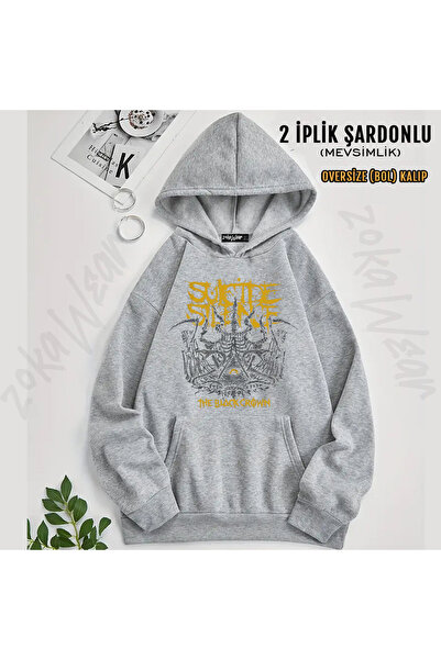 ZOKAWEAR Suicide Silence - the Black Crown Printed Hooded Sweatshirt