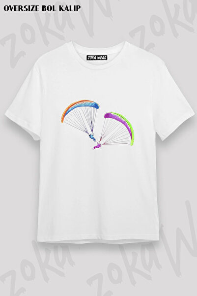 ZOKAWEAR Yamac Parachute - Paragliding Printed T-Shirt