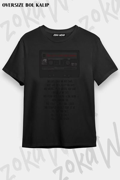 ZOKAWEAR The Cure Casette Songs Rock Printed T-Shirt