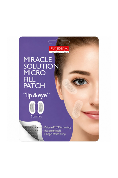 Purederm Plasturi cu Microace Anti-Aging pentru Ochi si Buze - Miracle Dual L...