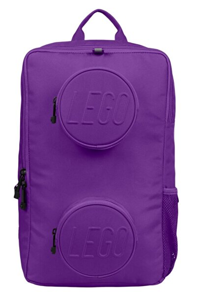 LEGO ®   BRICK 1X2 BACKPACK ΣΚΟΥΡΟ ΛΙΛΑ - 20204B-0268