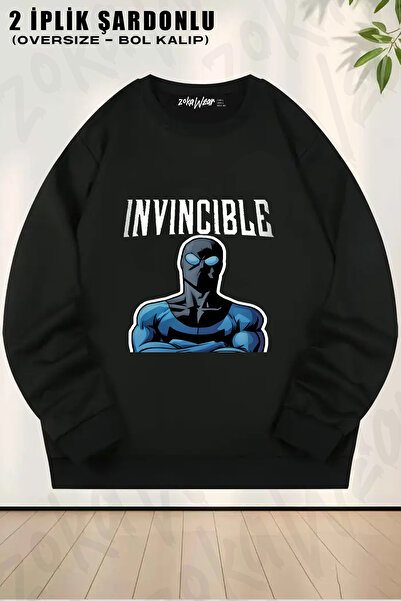 ZOKAWEAR Invincible V20 Printed Crew Neck Sweatshirt
