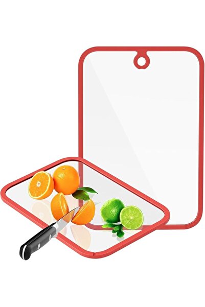 LUCKY Glass Cutting Board,Glass Cutting Boards for Kitchen Counter,Clear Temp...