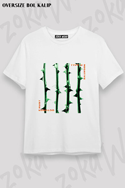 ZOKAWEAR Type O Negative October Rust Rock Metal Music Printed T-Shirt