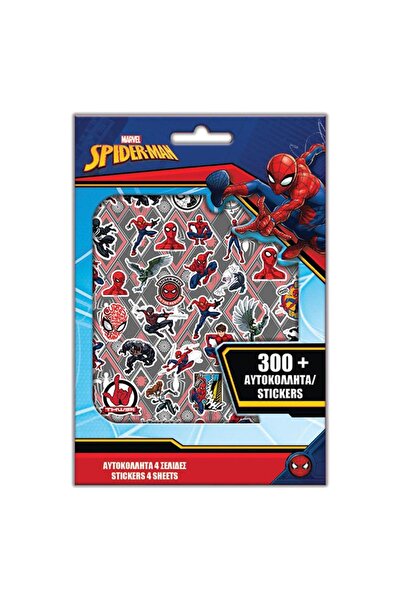 Marvel Spider-Man ΑΥΤΟΚΟΛΛΗΤΑ 300 ΤΕΜΑΧΙΑ ΜΠΛΟΚ 14.5Χ21.5ΕΚ. ΣΠΑΪΝΤΕΡΜΑΝ