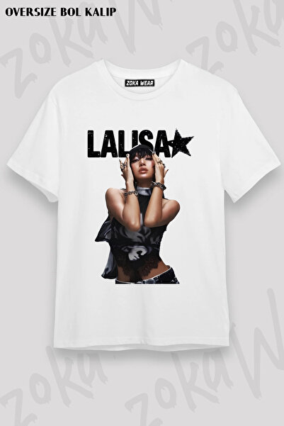 ZOKAWEAR Kpop Blackpink Lisa Printed Trendy Printed T-Shirt