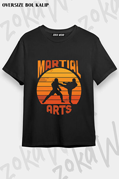 ZOKAWEAR Karate Printed Cotton T-Shirt