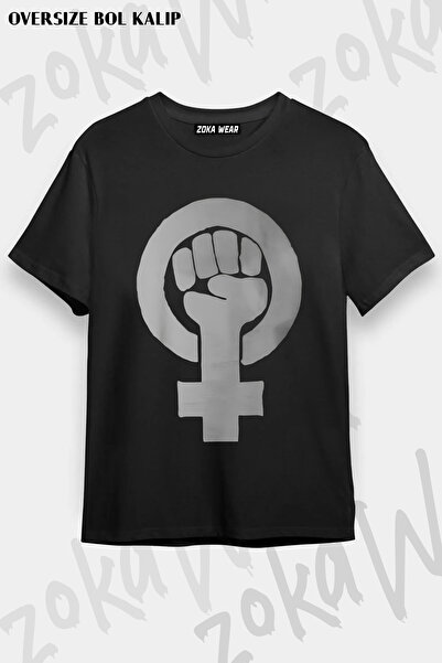 ZOKAWEAR Freedom Action Strong Women's Rights Feminism Printed T-Shirt