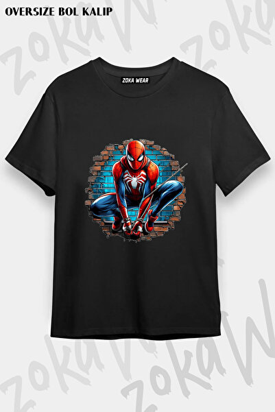 ZOKAWEAR Spider Man Printed T-Shirt
