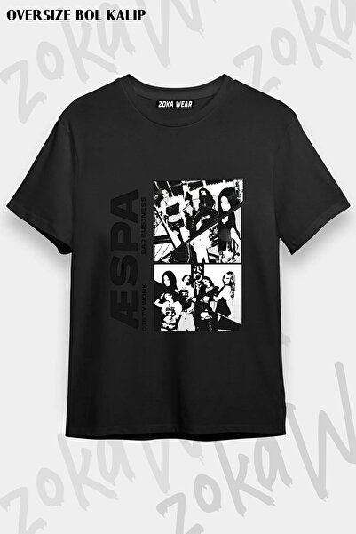 ZOKAWEAR Aespa K-Pop Printed T-Shirt
