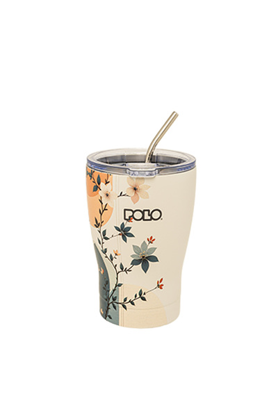 Polo ΚΟΥΠΑ ΚΑΦΕ 350ML ΛΕΥΚΗ ΜΕ ΛΟΥΛΟΥΔΙΑ
