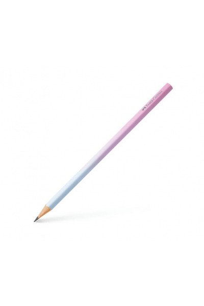 Faber Castell ΤΡΙΓΩΝΙΚΟ ΜΟΛΥΒΙ FLOW EDITION B ΡΟΖ ΟΥΡΑΝΟΥ ΠΟΥ ΒΑΦΙΖΕΙ ΤΟ ΠΡΟΣ...