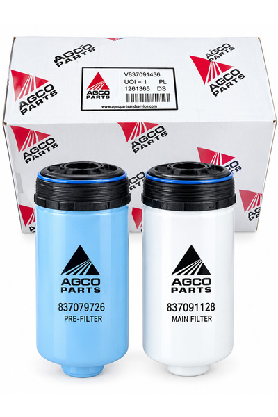 AGCO PARTS Massey Ferguson MF 4700 / 5700 / 6700 / 7700 / 8700 Serisi V837091436 Yakıt Filtresi Kiti