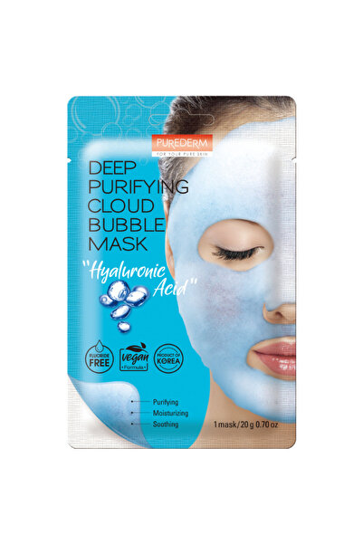 Purederm Purifying Foaming Mask with Hyaluronic Acid - 20 gr -