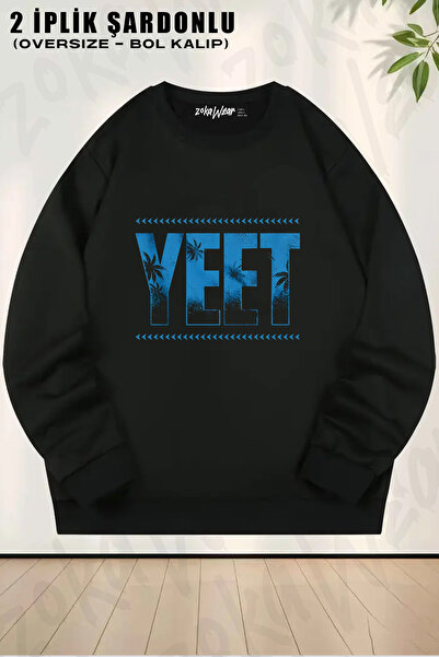 ZOKAWEAR Yeet Ufc Mma Gures Jey Uso Printed Crew Neck Sweatshirt