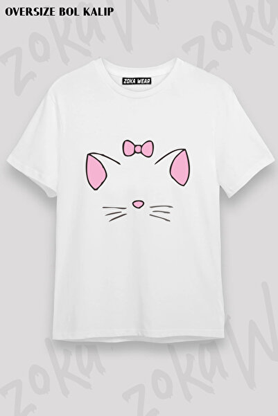 ZOKAWEAR Cat Printed T-Shirt