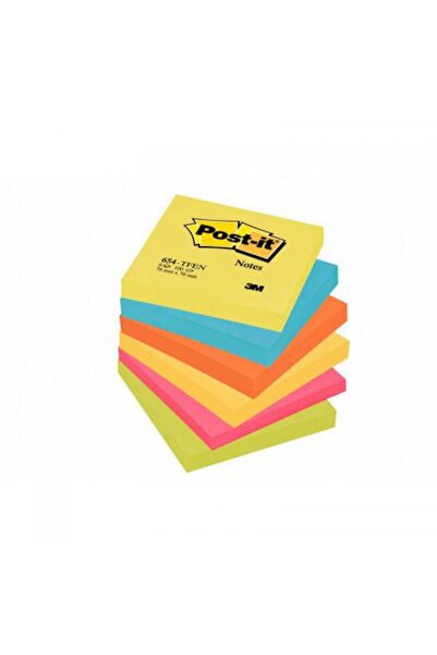 3M ΣΗΜΕΙΩΣΕΙΣ POST-IT 654 6820-COL-W10 76x76 (100 φύλλα) (Το προϊόν πωλείται ...