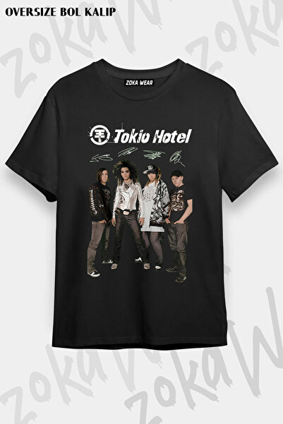 ZOKAWEAR Signs Tokio Hotel t Printed T-Shirt