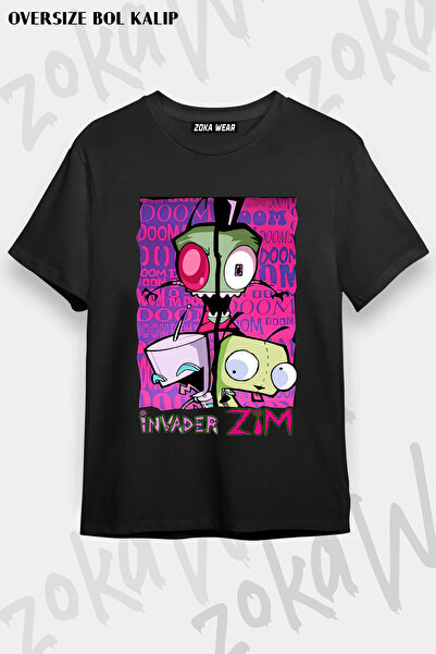 ZOKAWEAR Invader Zim V7 Printed T-Shirt