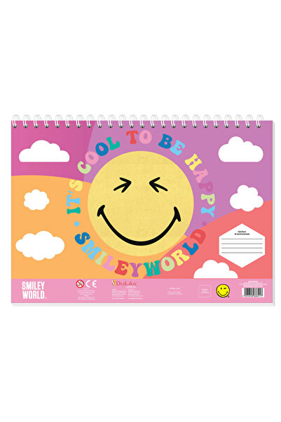 Diakakis ΣΗΜΕΙΩΜΑΤΑΡΙΟ ΣΧΕΔΙΑΣΜΟΥ SMILEY 23Χ33 40 ΦΥΛΛΑ ΑΥΤΟΚΟΛΛΗΤΑ-ΣΤΕΝΣΙΛ- ...
