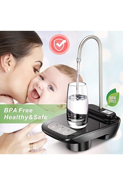 Generic Brand Smart Electric Water Pump for Bottles, 4W Ultra-Quiet Automatic Water Dispenser with 3-Level Water Flow, Fast Dispensing, Easy-Clean Design for Home, Office & Drinking Water